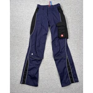 Engelbert Strauss Cargo Work Pants Mens 32x36 Blue Straight Workwear Rugged